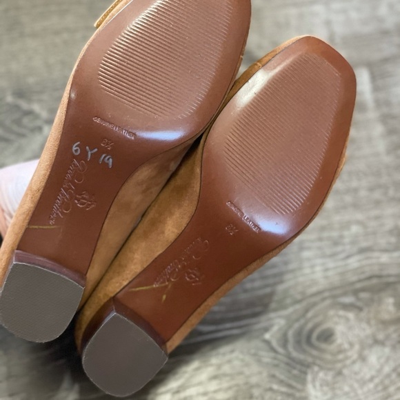 Brooks Brothers Brown Buckle Toe Heeled Loafers size 6.5 - Picture 5 of 7